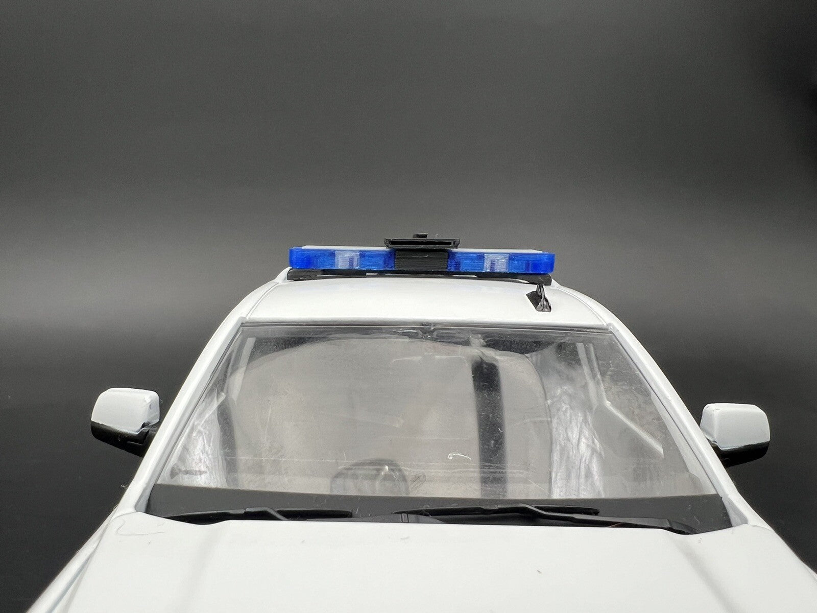 1/24 25 27 LED Ready Whelen Edge Lightbar Blue W/ Speaker State Police Sheriff1
