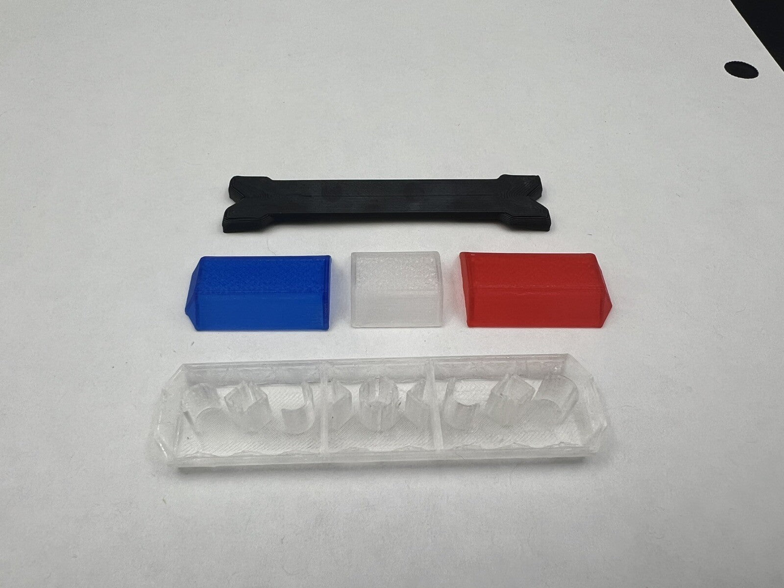 1/18 Scale Blue Clear Red Code 3 MX7000 Lightbar LAPD LASD Sheriff State Police1