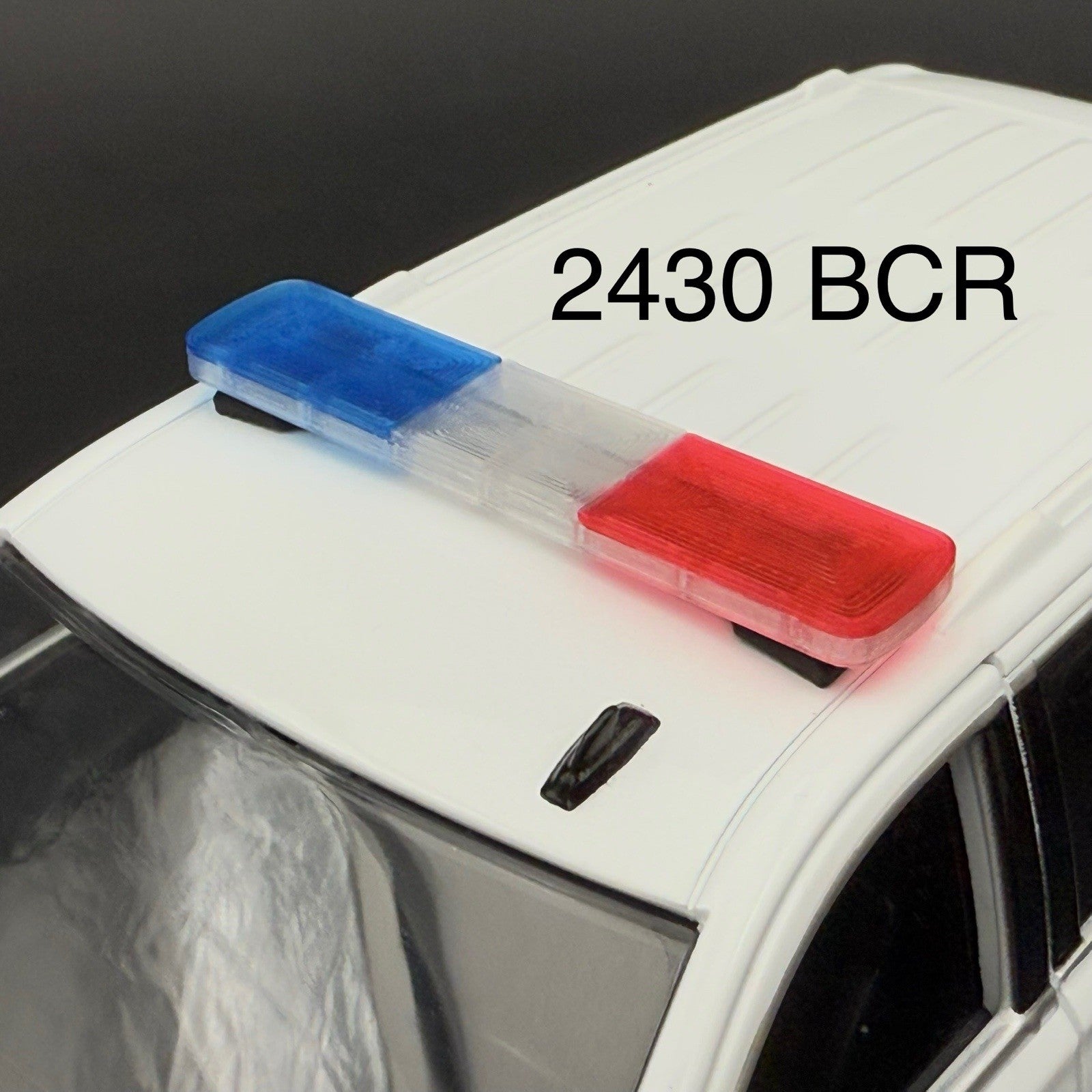 1/24 25 27 LED Compatible Tahoe Width XL Legend Lightbar Blue Clear Red Police0