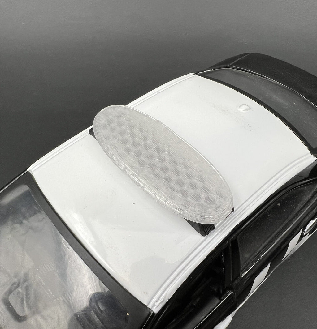 1/24 25 LED Ready Clear Federal Signal Arjent Lightbar Police Sheriff Fire SUV1