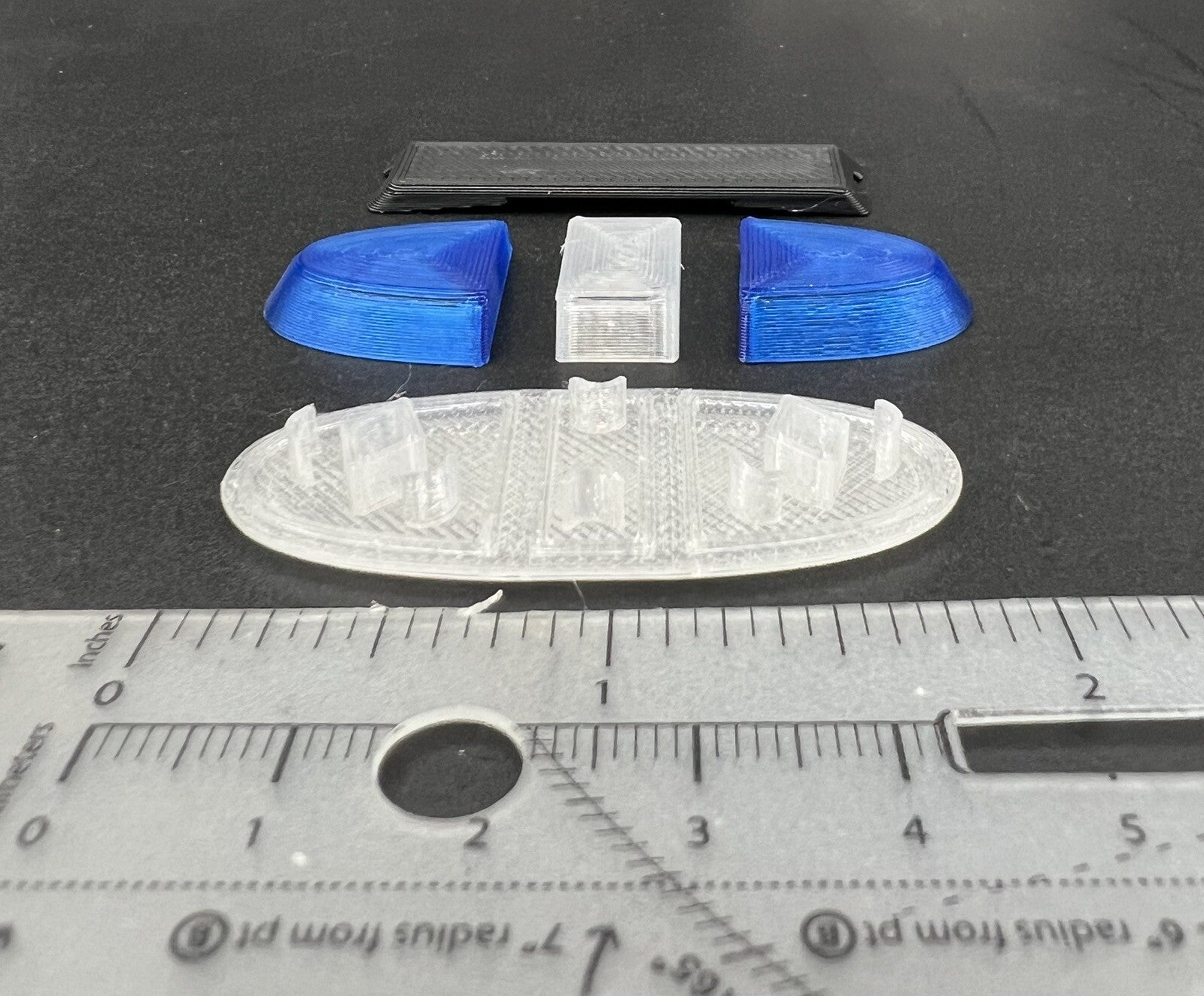 1/24 25 Blue Clear Federal Signal Vista Lightbar Kentucky State Police Sheriff2