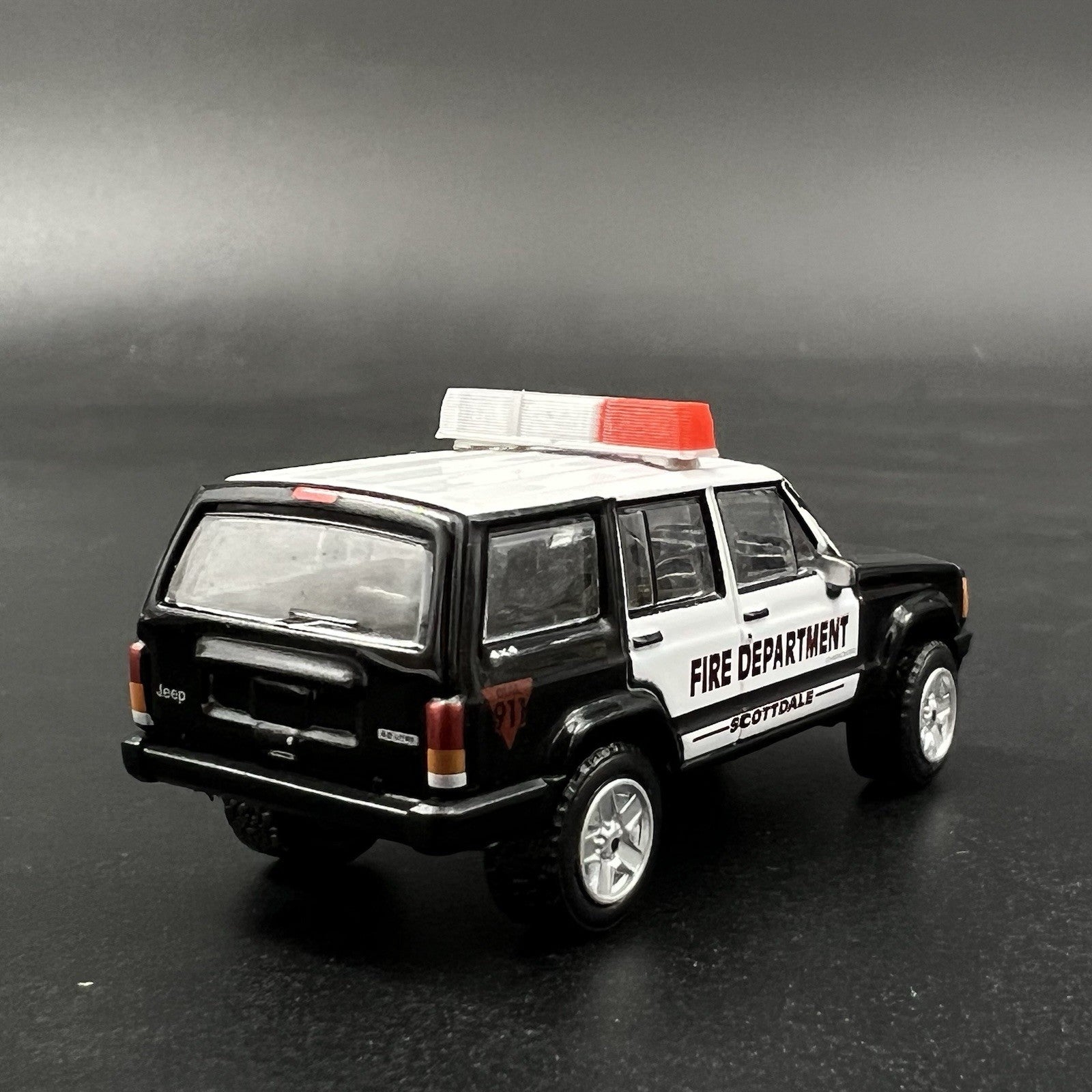 2 Pack 1/64 Red Clear Federal Signal Twinsonic Lightbar Greenlight Police Fire5