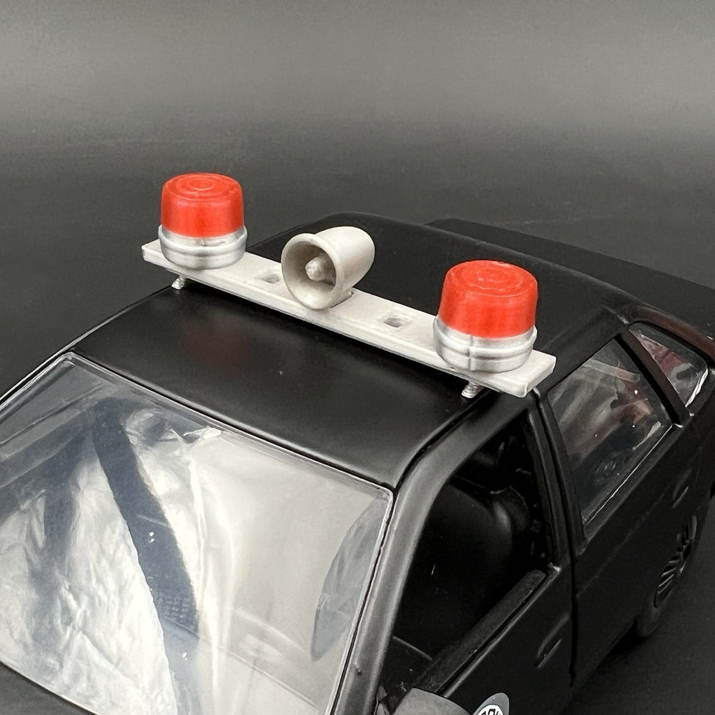 1/24 25 Red Mars Skybolt Beacon Lightbar Siren Speaker Police Sheriff Fire3