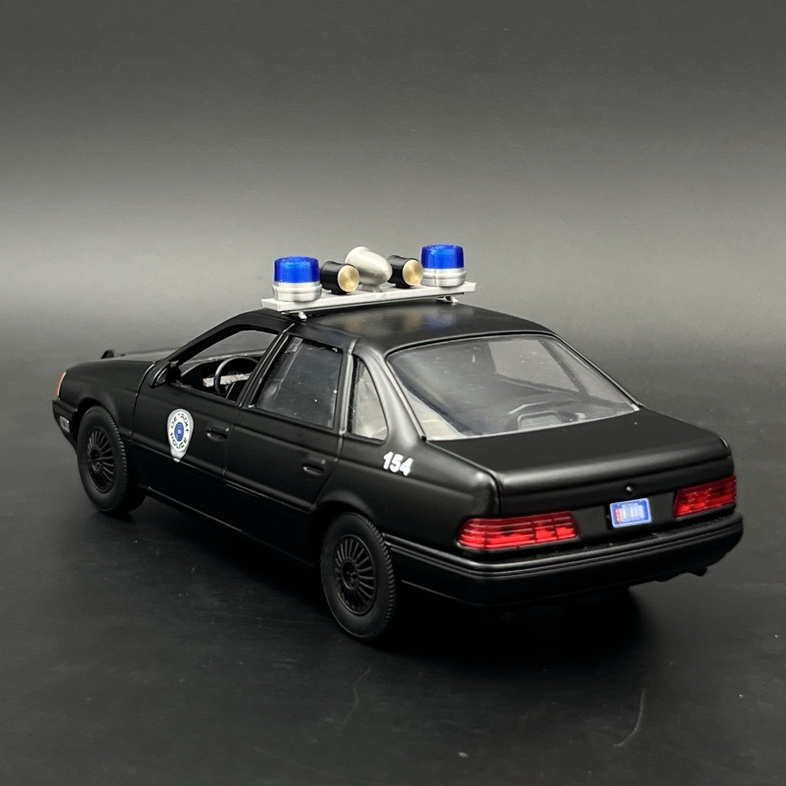 1/24 25 Blue Red Mars Skybolt Beacon Lightbar Siren Speaker Police Sheriff Fire10