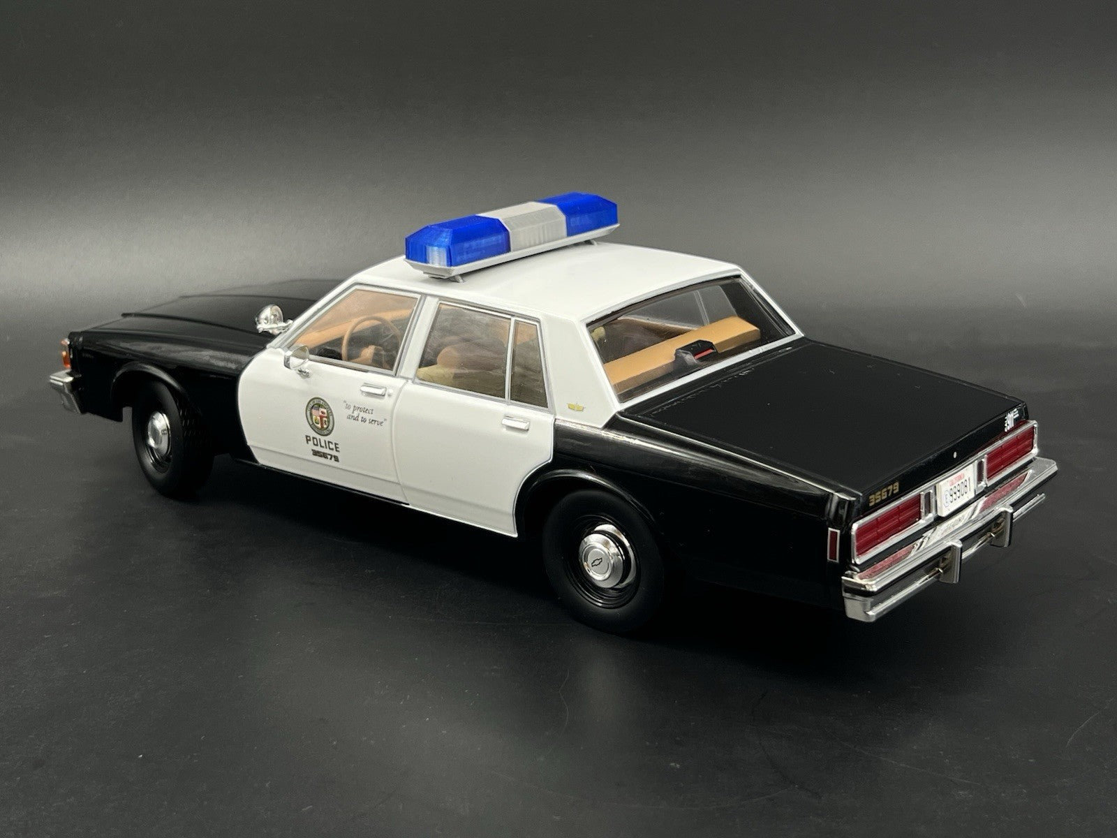 1/18 Blue Smith Wesson 8780 8880 8980 Lightbar Police Sheriff Fire16