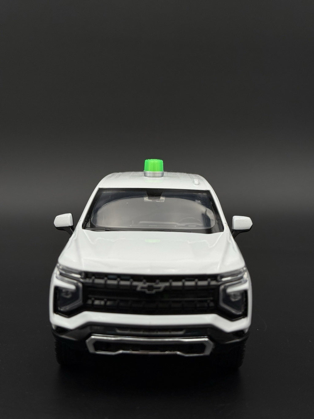 2-Pack 1/24 25 Scale Model LED Compatible Green Beacon Lightbar 2410G2