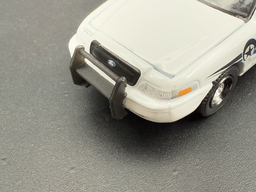 2 PACK 1/64 Go Rhino Push Bumper Pushbar Crown Vic Police Rollin Greenlight 59611