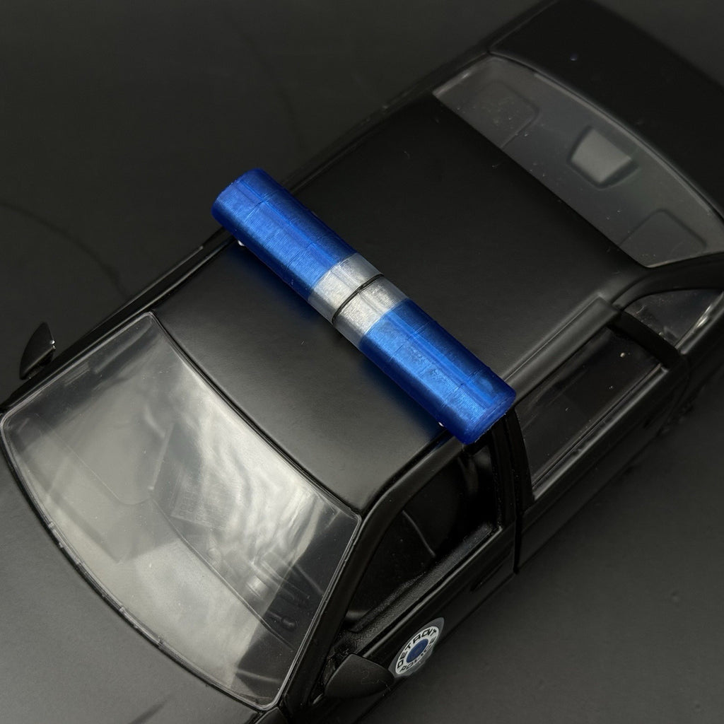 1/24 1/25 LED Ready AeroDynic Blue Clear Lightbar Police Sheriff State Trooper12
