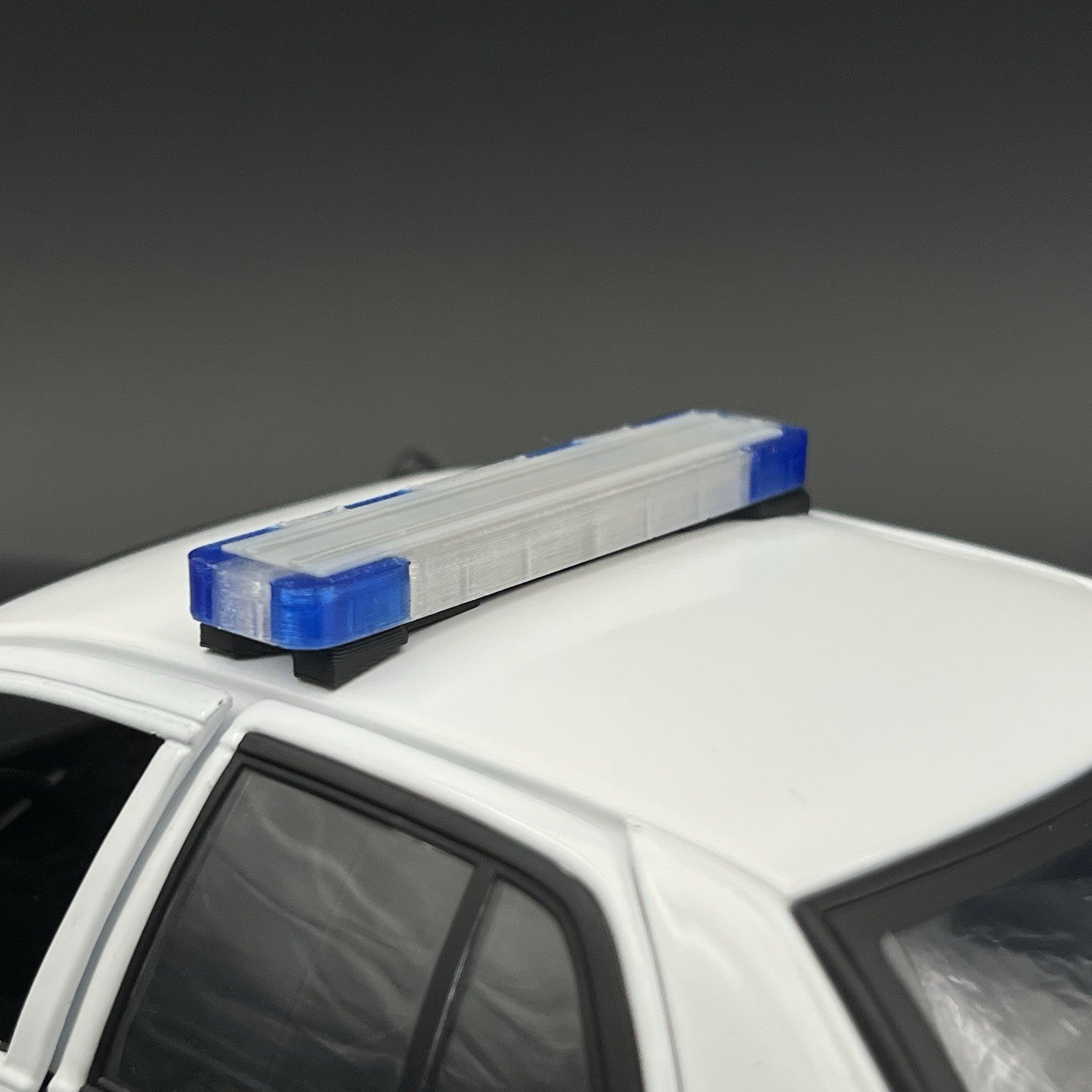 1/18 LED Ready Whelen Edge Maui Hawaii Honolulu Police Lightbar Blue Clear12