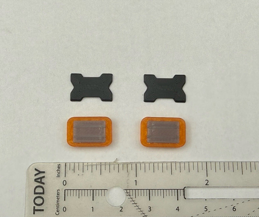 2-Pack 1/24 25 Scale Model Micro Whelen Edge Freedom Amber Lightbar 2408MICROA1