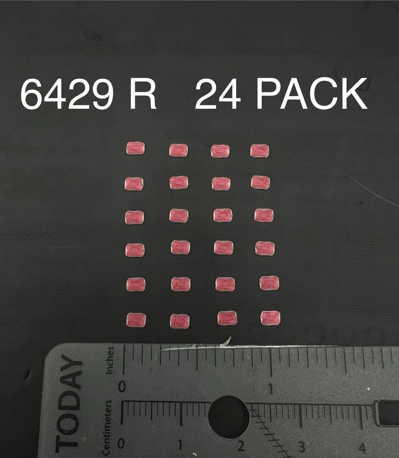 24 Pack 1/64 Whelen 900 Ambulance Red Warning Lights EMS Police Fire0