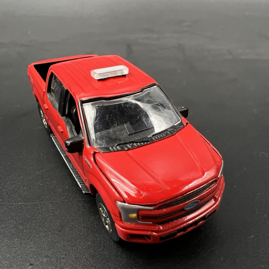 2 Pack 1/64 Mini Whelen Edge Lightbar Gray Top Cover Police Sheriff Fire3