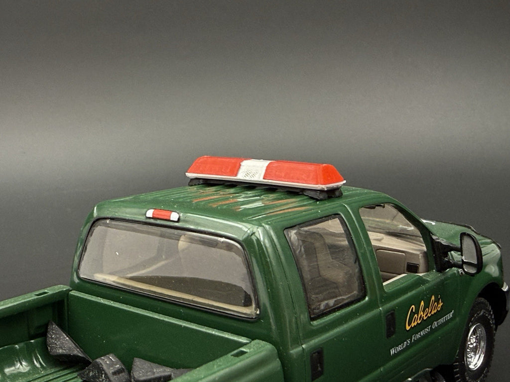 1/32 Red Chrome Code 3 LP6000 Lightbar Police Fire 3207ChromeR7