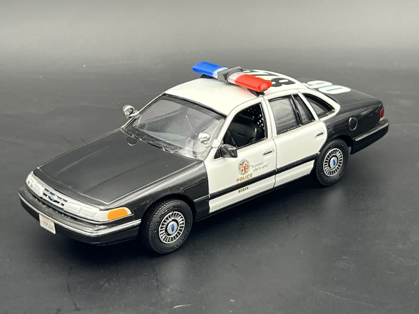 1/24 25 Scale Model Jetsonic Lightbar Blue Red Police 2420BR24