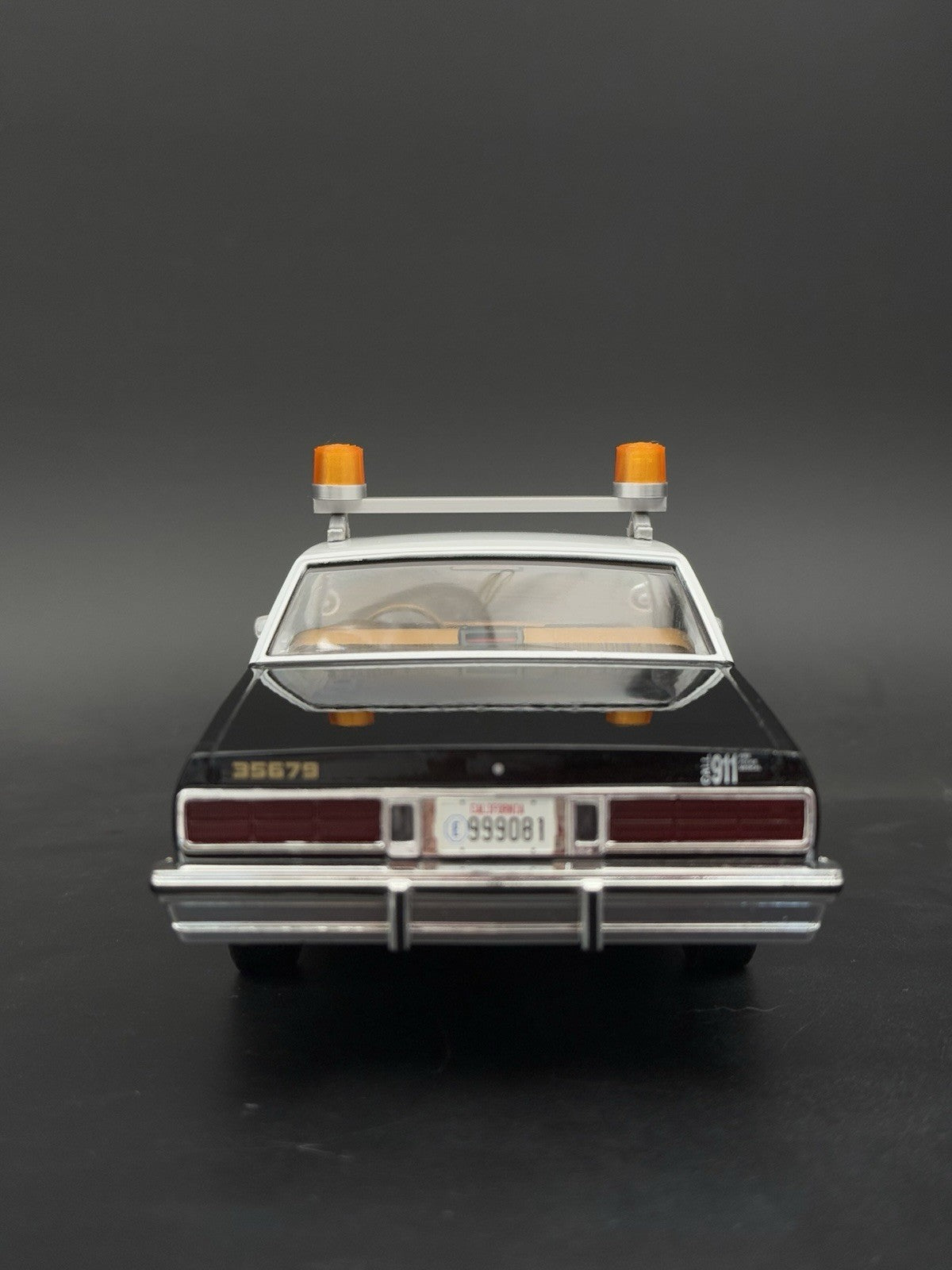 1/18 LED Ready Federal Amber Twin Beacon Ray Only Police Lightbar Visibar8
