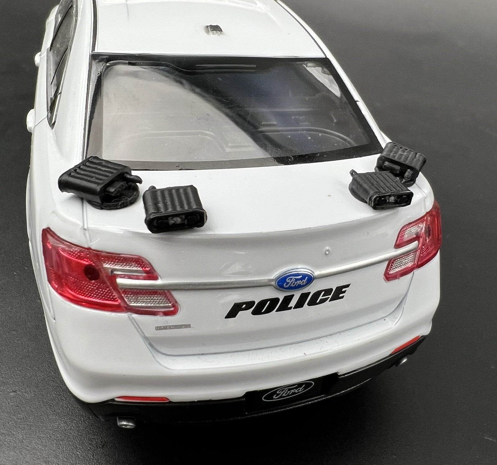 4-Pack 1/24 Scale Model ALPR License Plate Reader Police Car 24182