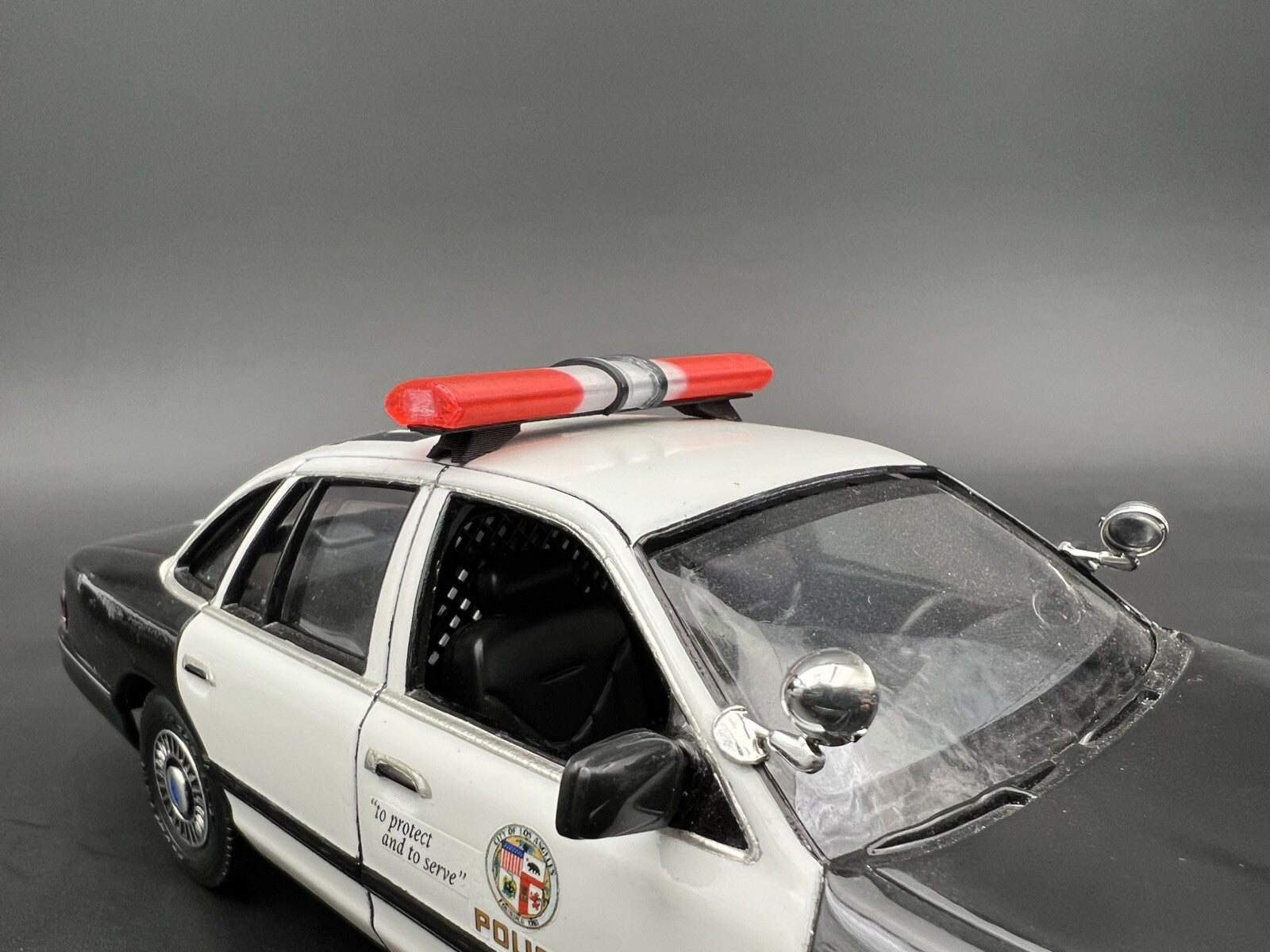 1/24 25 LED Ready Jetstrobe Jetstream Lightbar Red Clear Police Sheriff Fire EMS6
