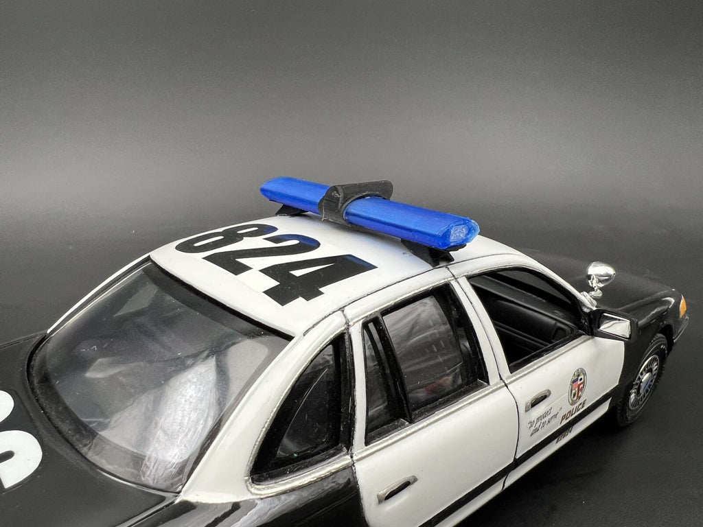 1/24 25 LED Ready Jetsonic Lightbar Blue Clear FHP Florida Highway Patrol Police6