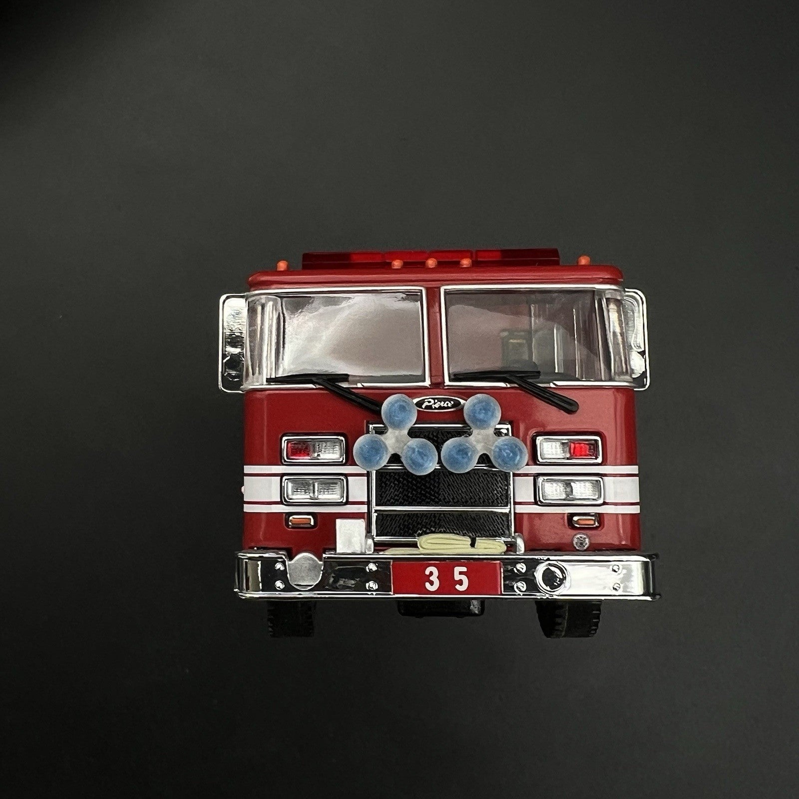 2 Pack 1/64 Roto Ray Blue Emergency Light Code 3 Fire Truck Engine Ladder1