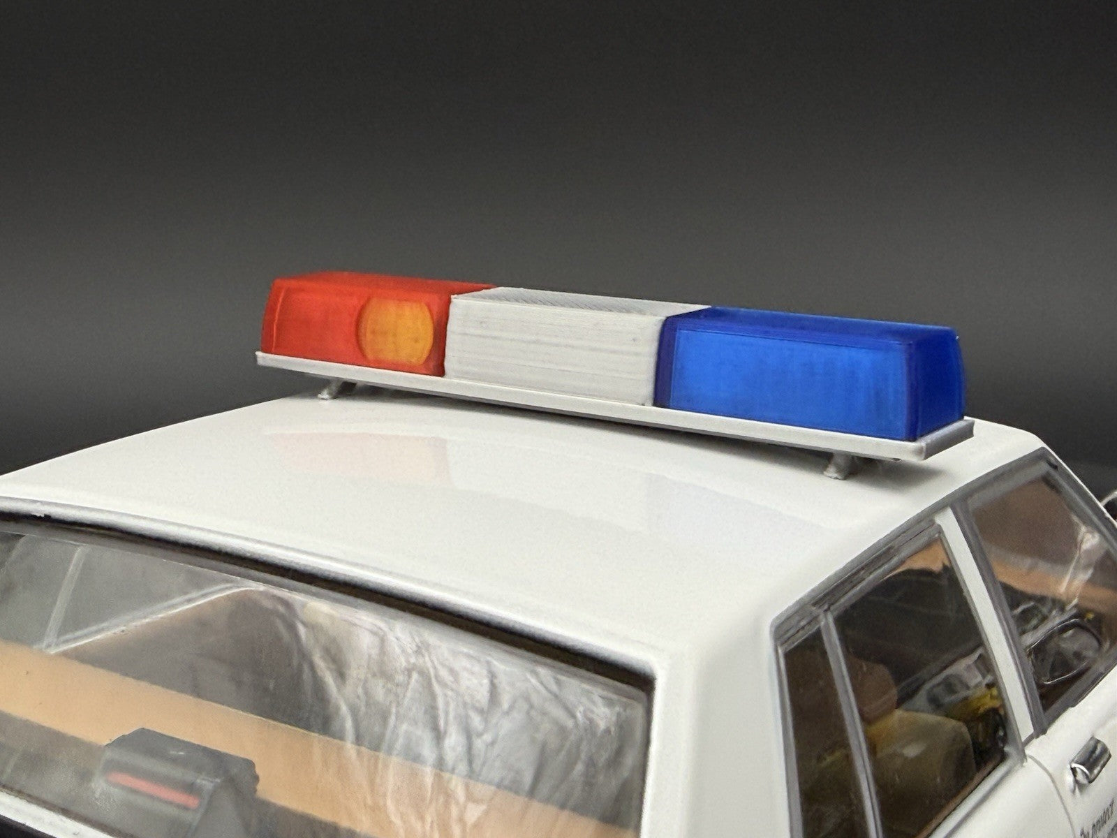 1/18 Blue Red California Twinsonic Lightbar Police Sheriff Highway Patrol 1821CA8