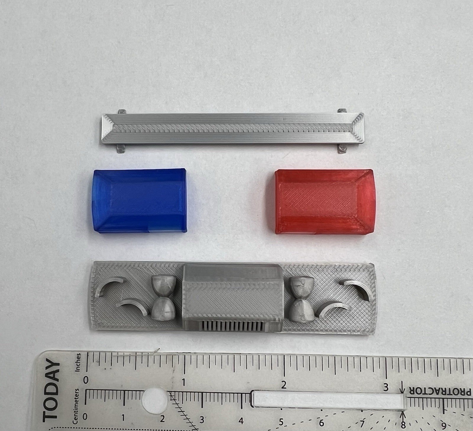 1/18 Blue Red Smith Wesson 8780 8880 8980 Lightbar Police Sheriff Fire1