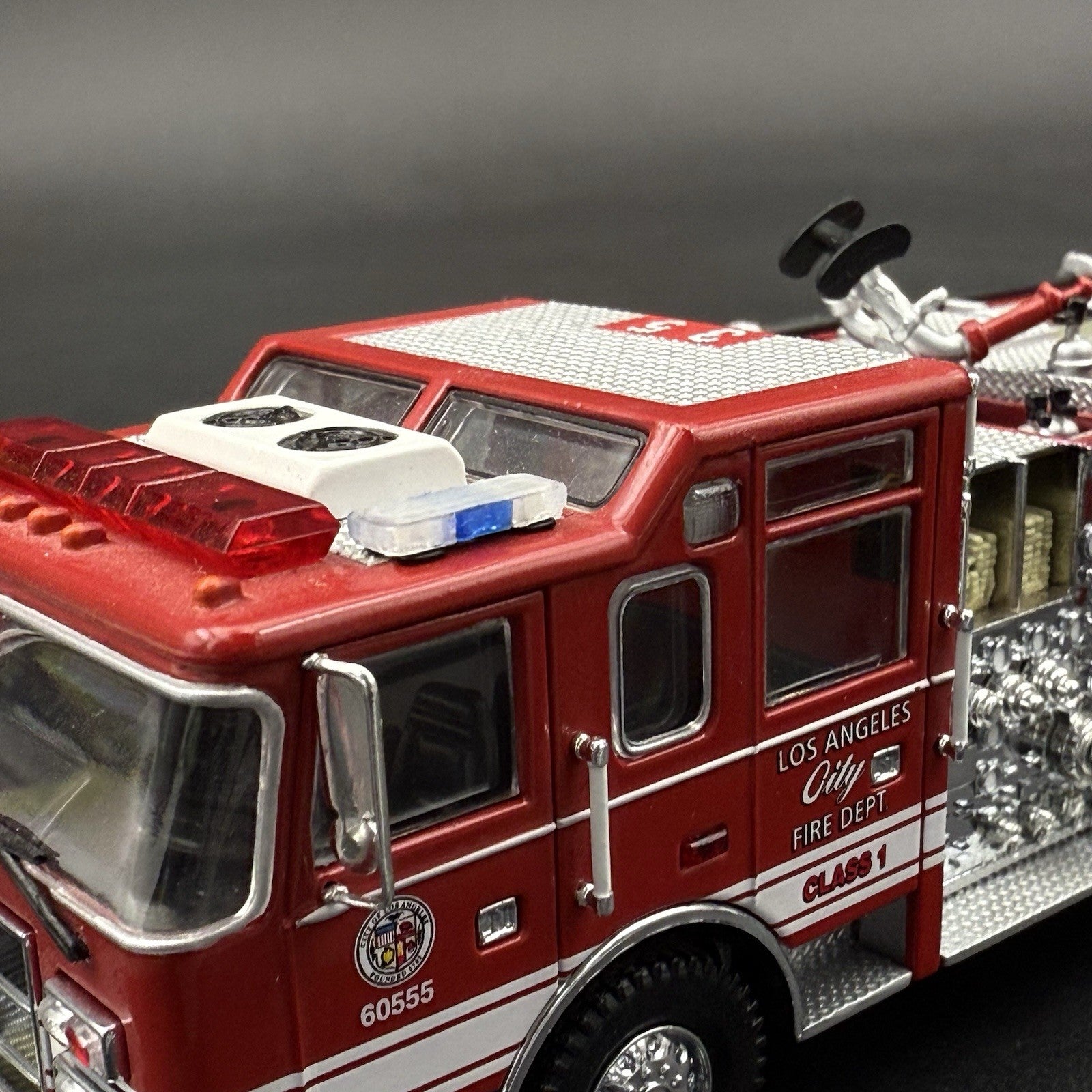 2 Pack 1/64 Mini Whelen Edge Clear Blue Clear Lightbar Police Fire Sheriff EMS5
