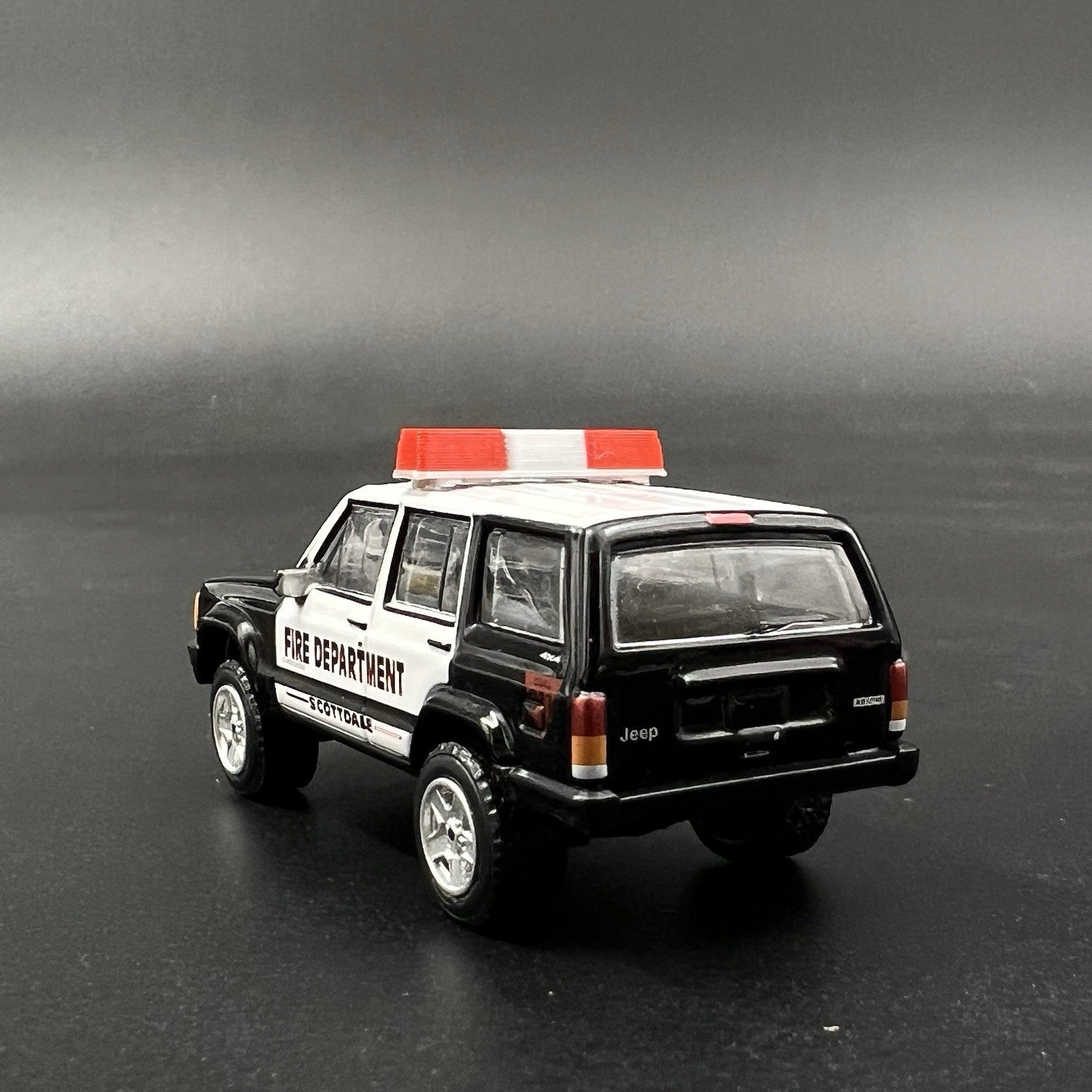 2 Pack 1/64 Red Federal Signal Twinsonic Lightbar Greenlight Police Sheriff Fire4