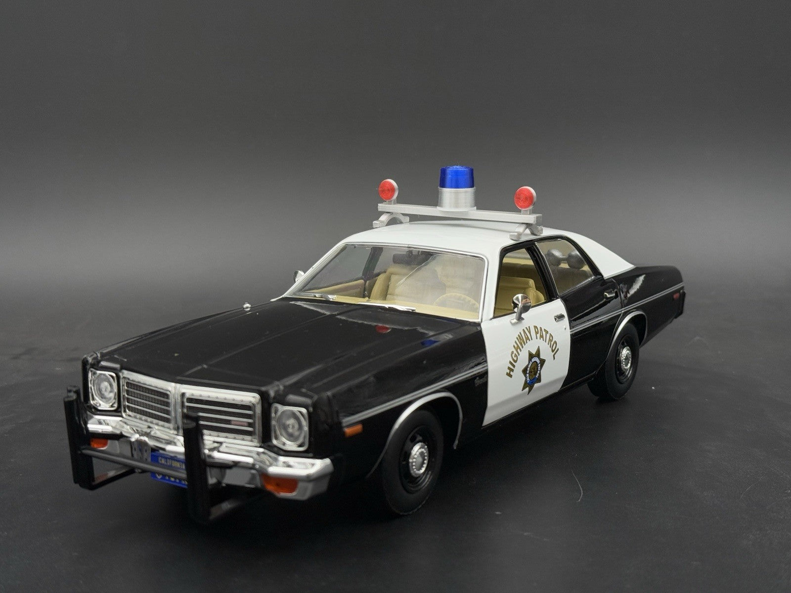 1/24 25 Scale Visibar CJ 184 284 Red Beacon Blue Lollipop Police Light 2456RBR2
