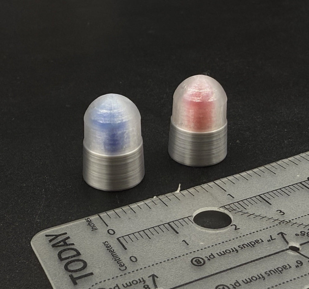 2 Pack 1/18 LED Compatible Clear Beacon Ray Lightbar Police Fire Sheriff1