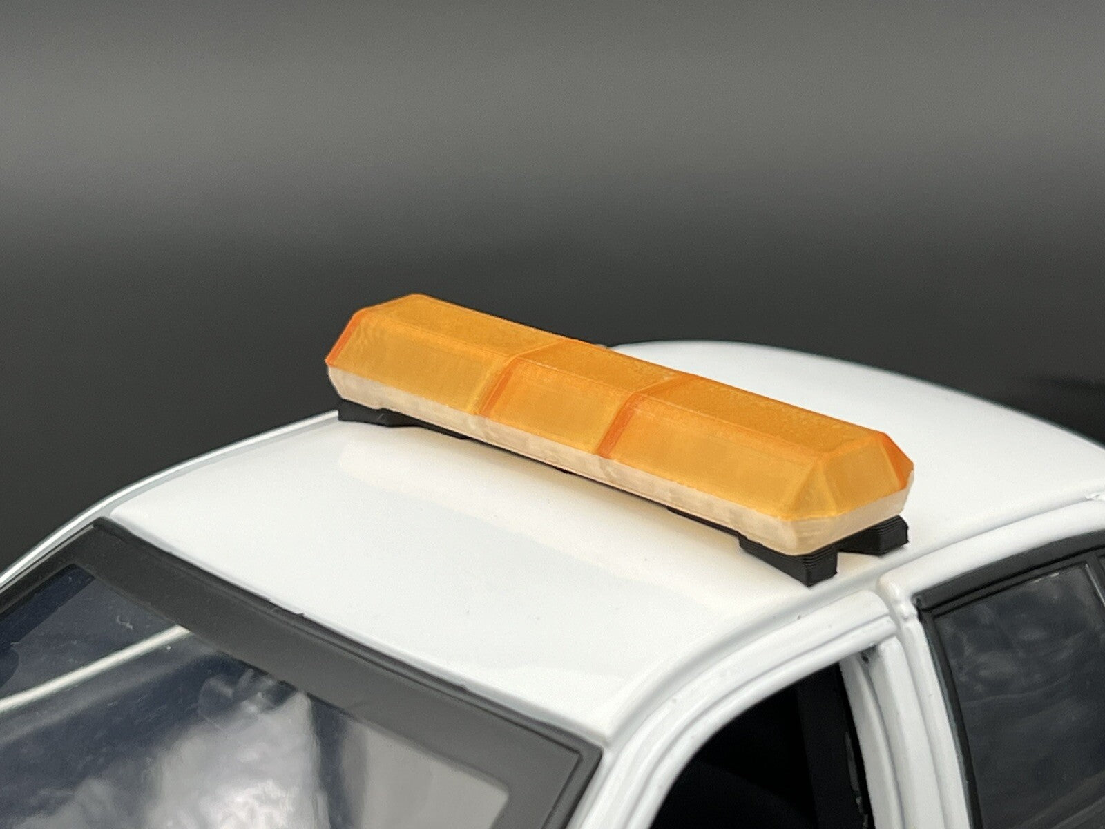 1/24 Scale Model LED Compatible Amber Code 3 MX7000 Lightbar Security Work 2414A1