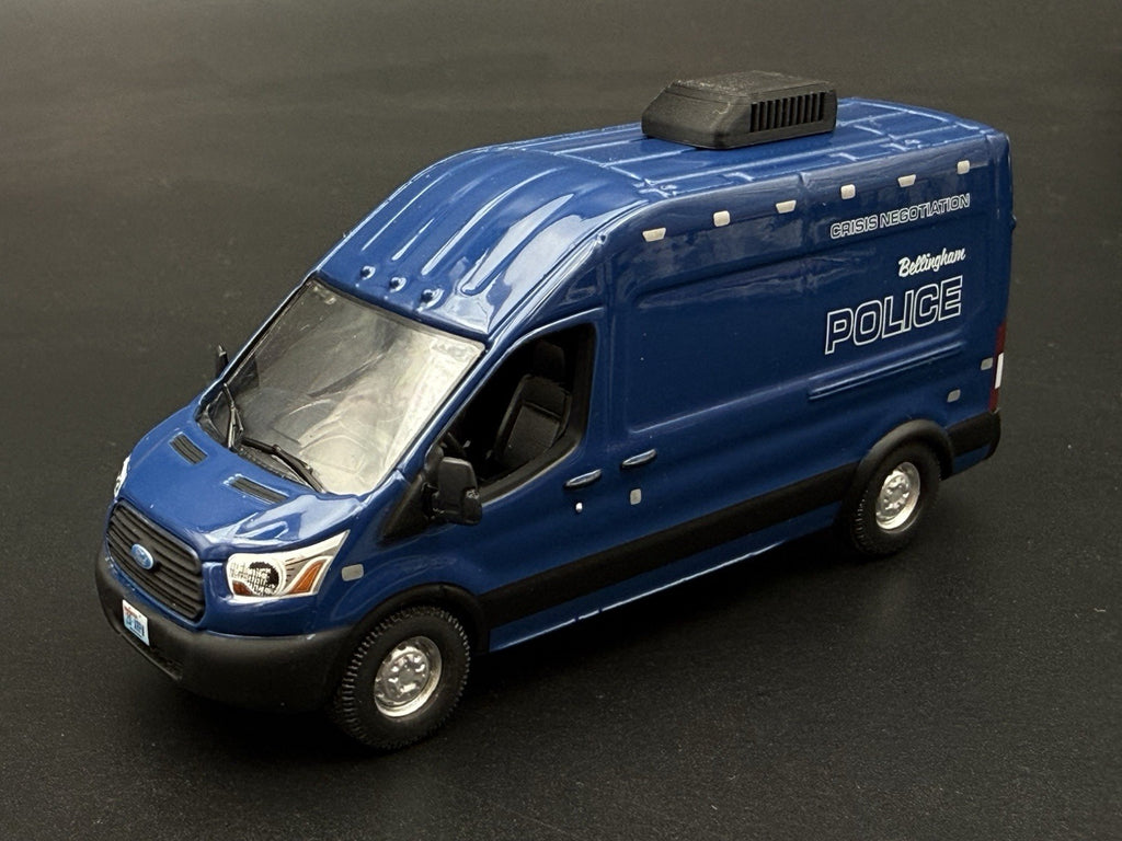 1/64 Scale Model AC Unit RV Roof Fire Truck Command Post 6452 Black2