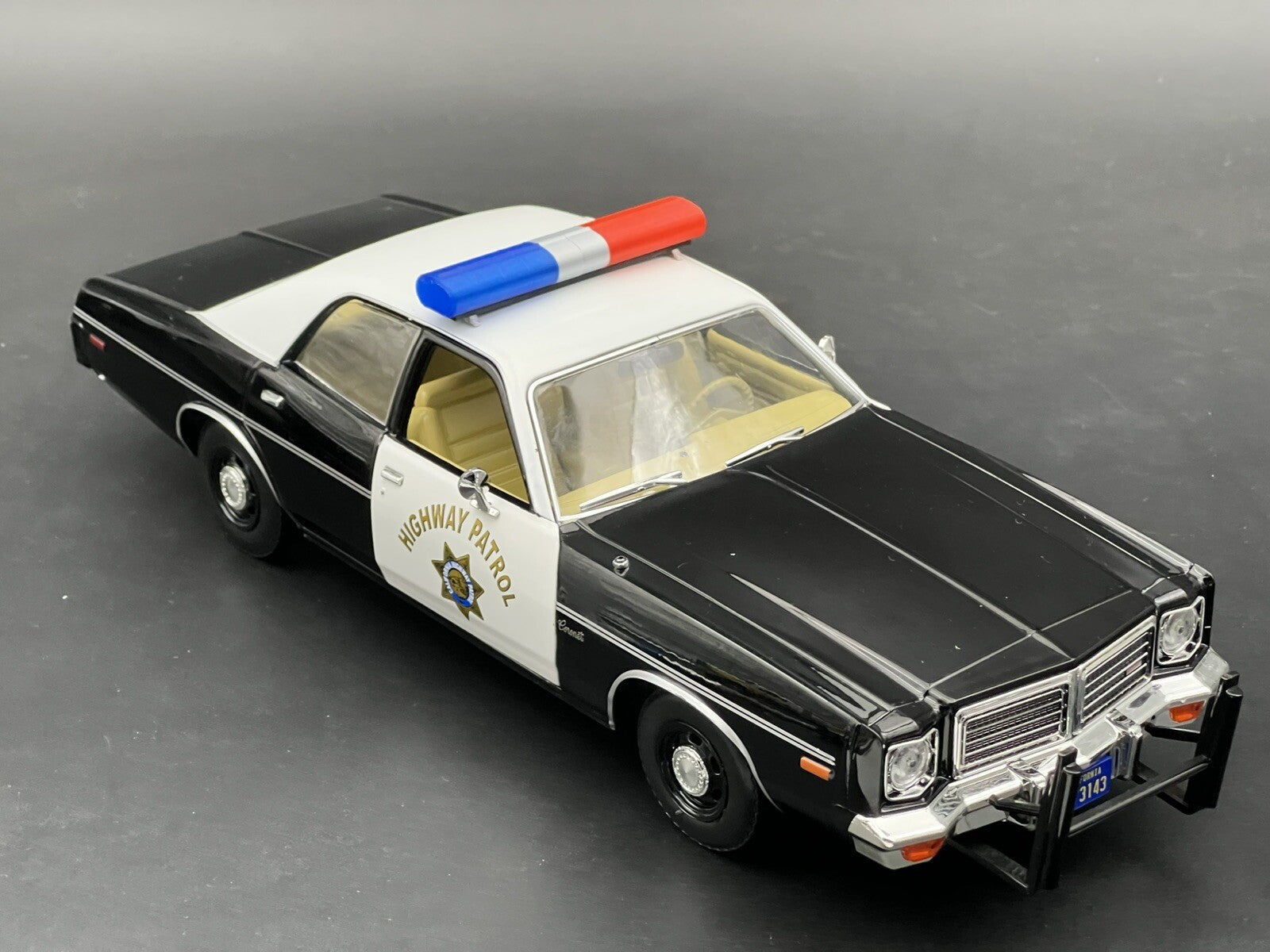 1/18 LED Ready AeroDynic Lightbar Dukes Of Hazzard Sheriff Blue Red Police CHP8