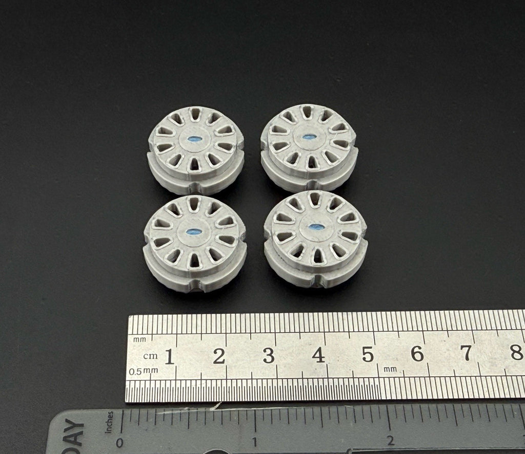 1/24 25 Scale Wheel Motormax Greenlight Crown Victoria 2006 Police Hubcap 24756