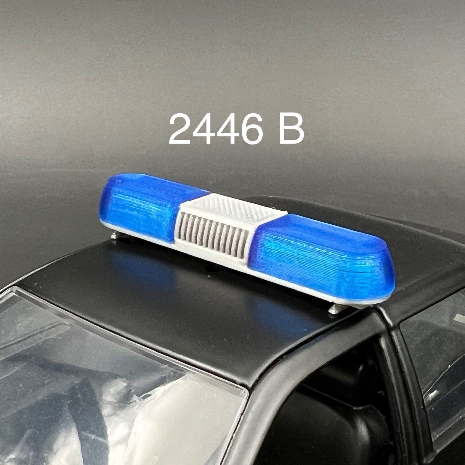 1/24 1/25 Blue Whelen 80H 90H 8000 Lightbar Police Sheriff Fire Highway Patrol0