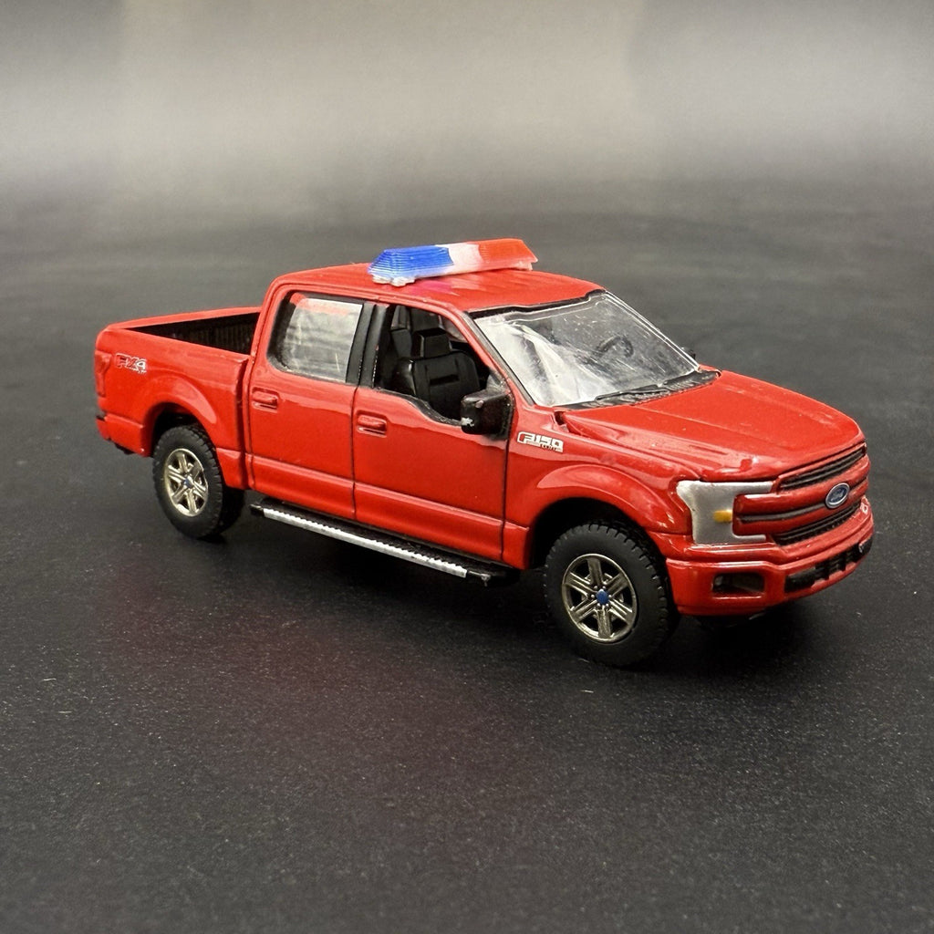 2 Pack 1/64 Code 3 LP6000 Clear + Blue Red Lightbar Greenlight Police Fire SUV14