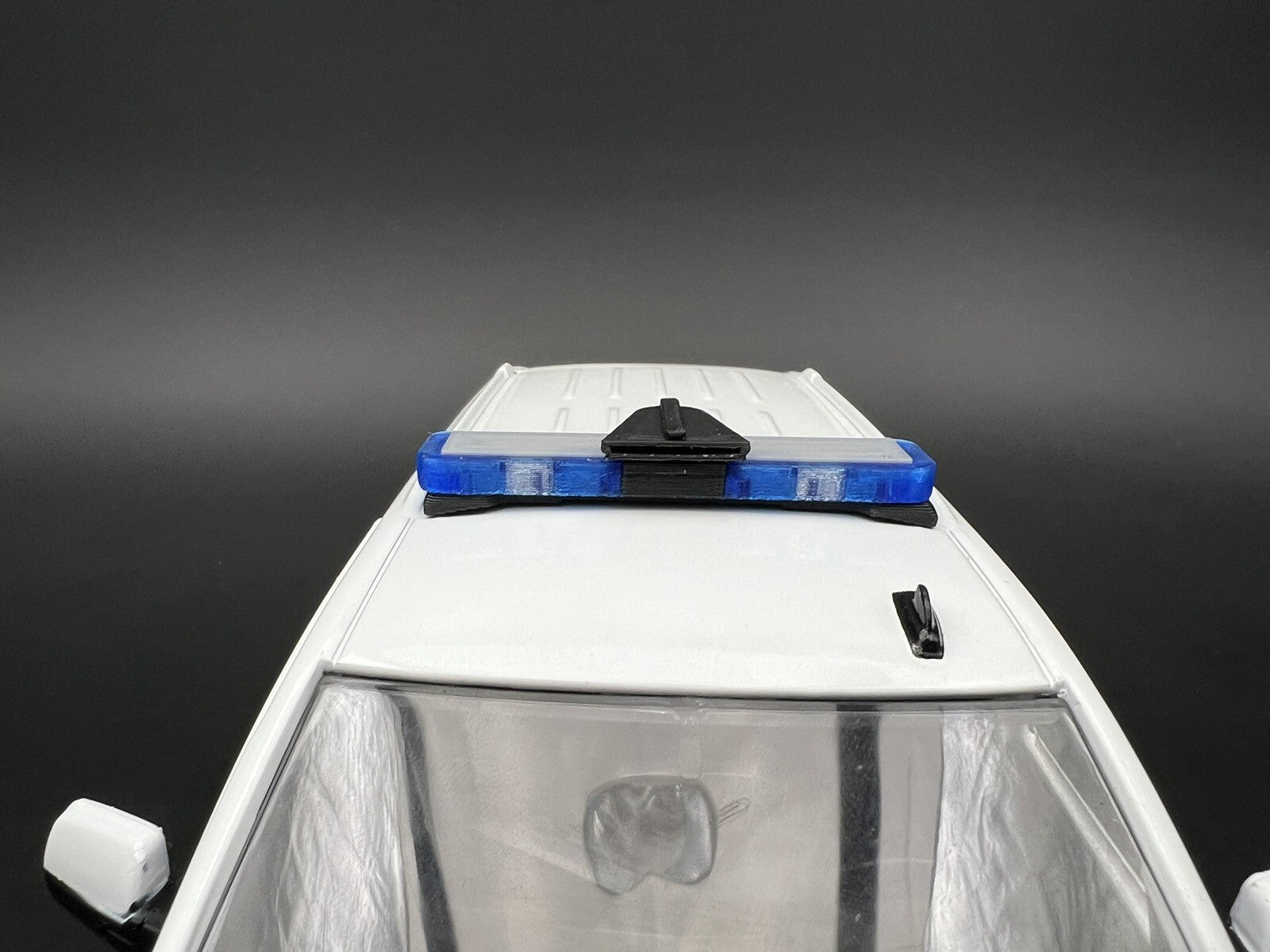 1/24 25 27 LED Ready Whelen Edge Lightbar Blue W/ Speaker State Police Sheriff6