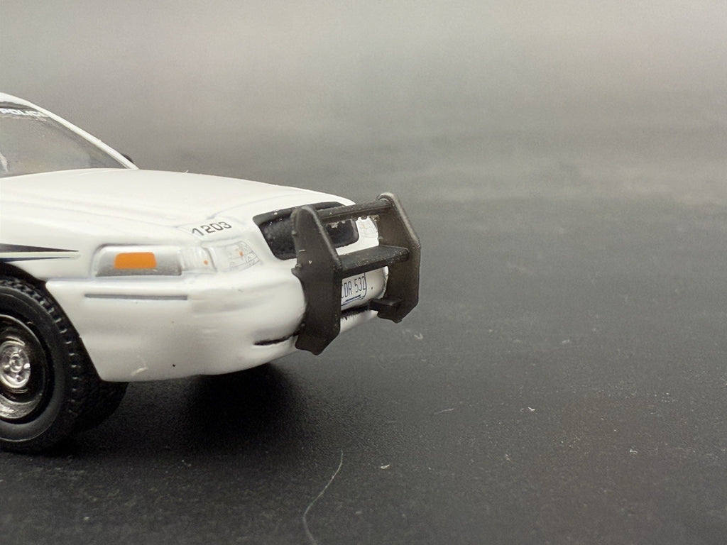 2 PACK 1/64 Go Rhino Push Bumper Pushbar Crown Vic Police Rollin Greenlight 5963