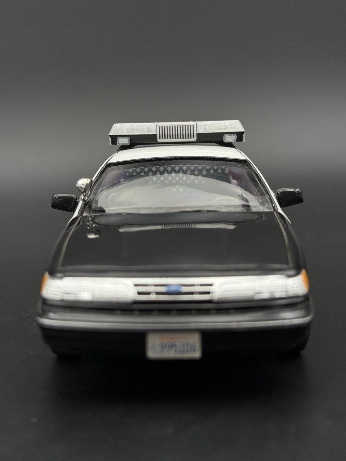 1/24 25 Scale Clear Chrome Streethawk Lightbar Police 24646