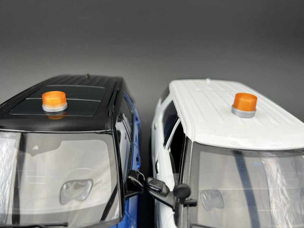 2 Pack 1/18 LED Ready Amber Beacon Lightbar Construction Work Tow Truck Security3