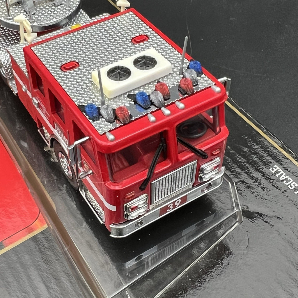3 Pack 1/64 Blue Red Split Vector Lightbar Fire Truck Engine Police Code 37