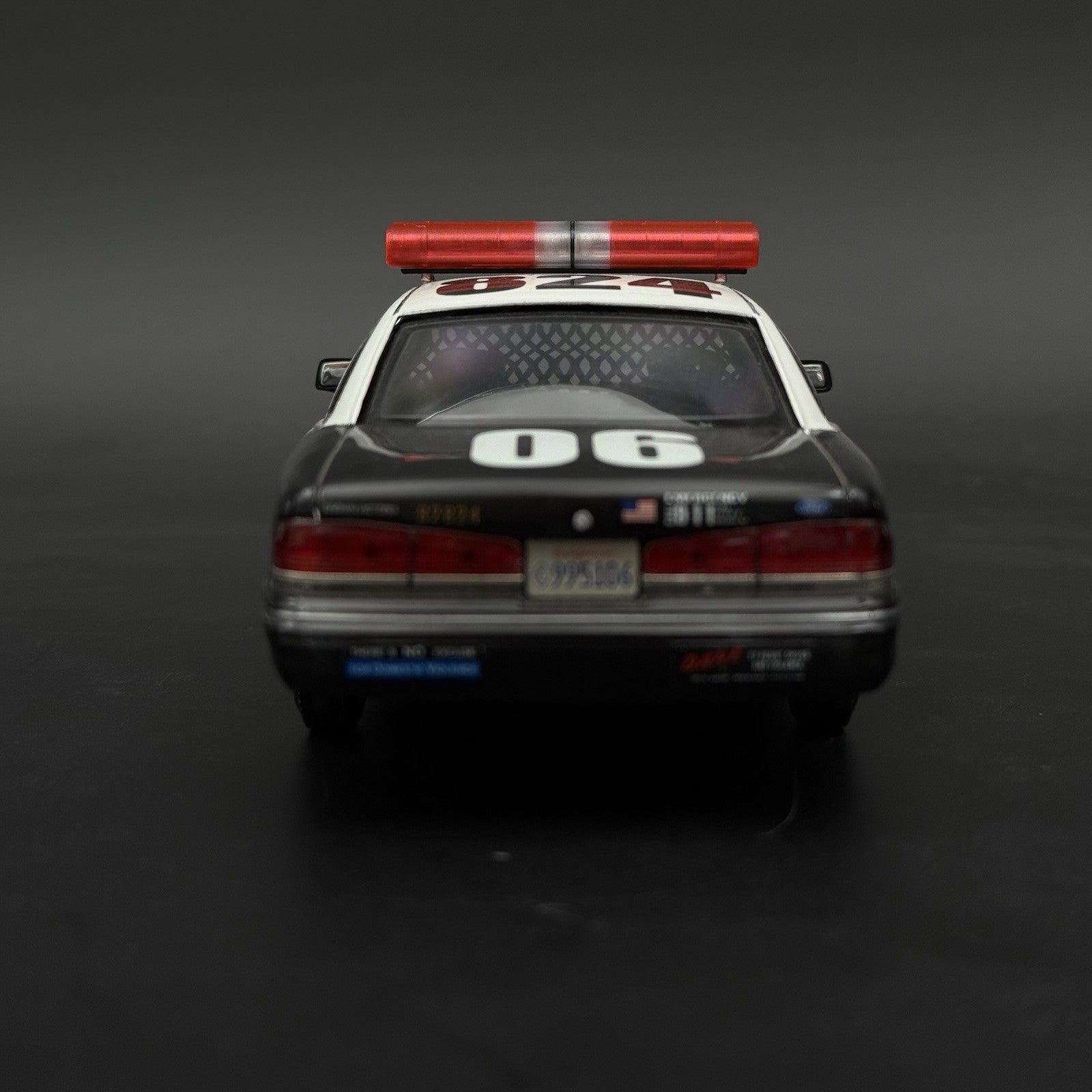 1/24 1/25 LED Ready AeroDynic Red Clear Lightbar Police Sheriff Fire EMS3