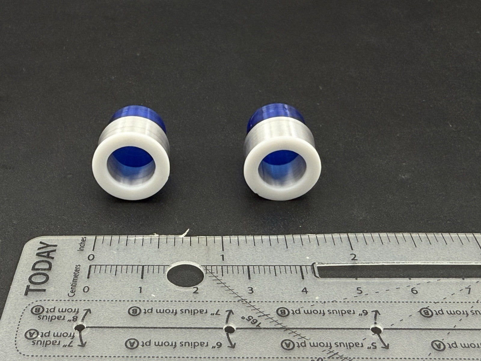 2 Pack 1/18 LED Ready Federal CJ 184 284 Beacon Blue Georgia State Patrol Police1