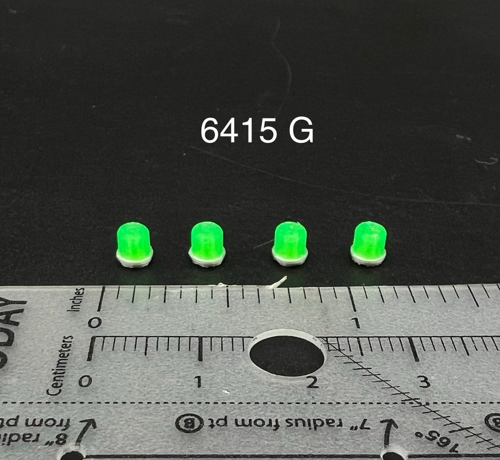 4 Pack 1/64 Green Beacon Strobe Lightbar Greenlight Work Truck Command Post0