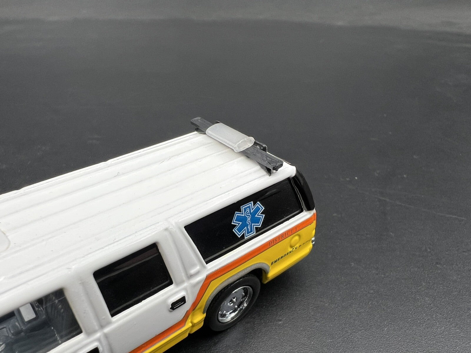 1/64 Jetsolaris Lightbar For NYPD Chevy Express Van New York Police Fire Sheriff3