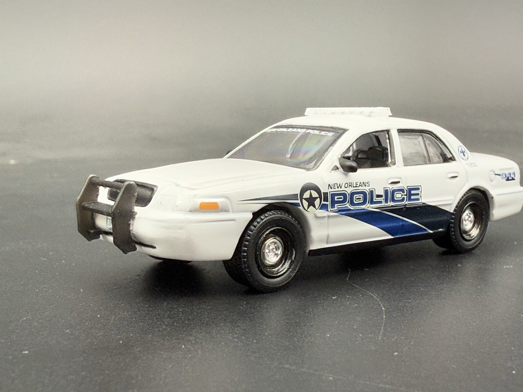 2 PACK 1/64 Go Rhino Push Bumper Pushbar Crown Vic Police Rollin Greenlight 59610