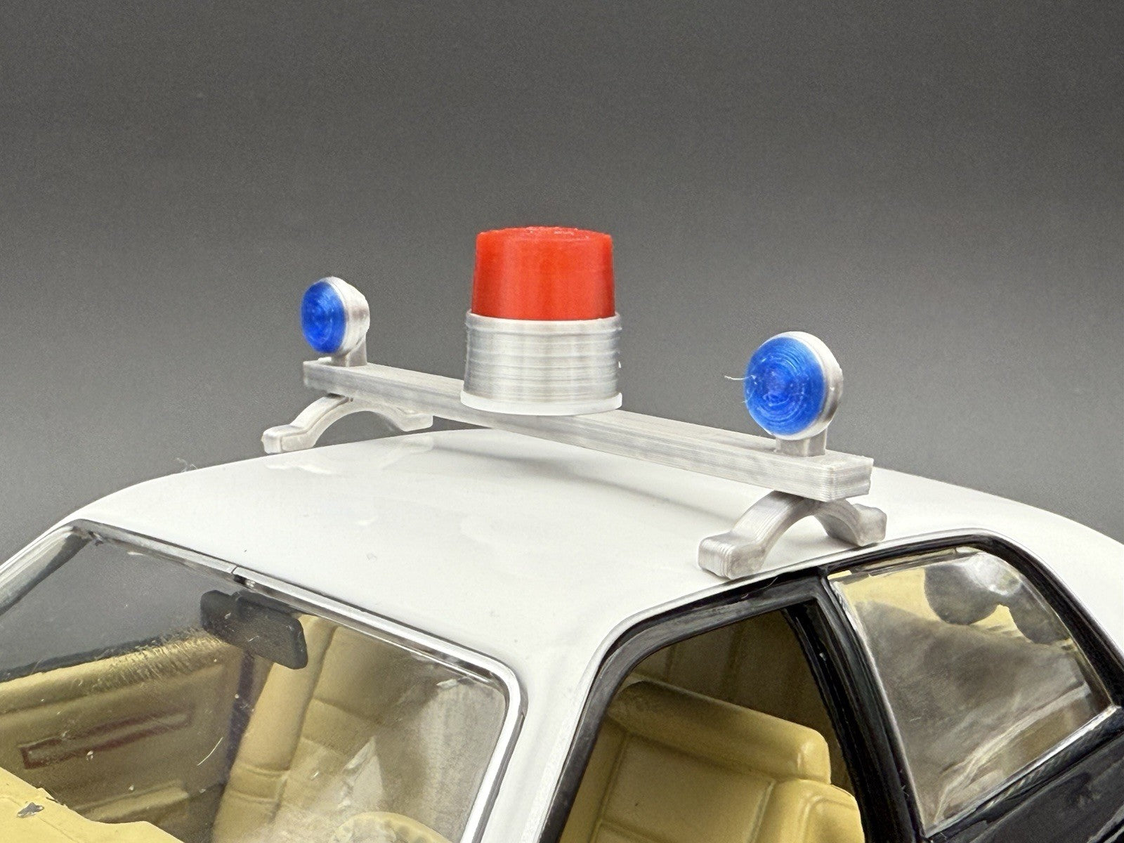 1/18 LED Ready Federal Visibar CJ 184 284 Blue Beacon Red Lollipop Police Light10