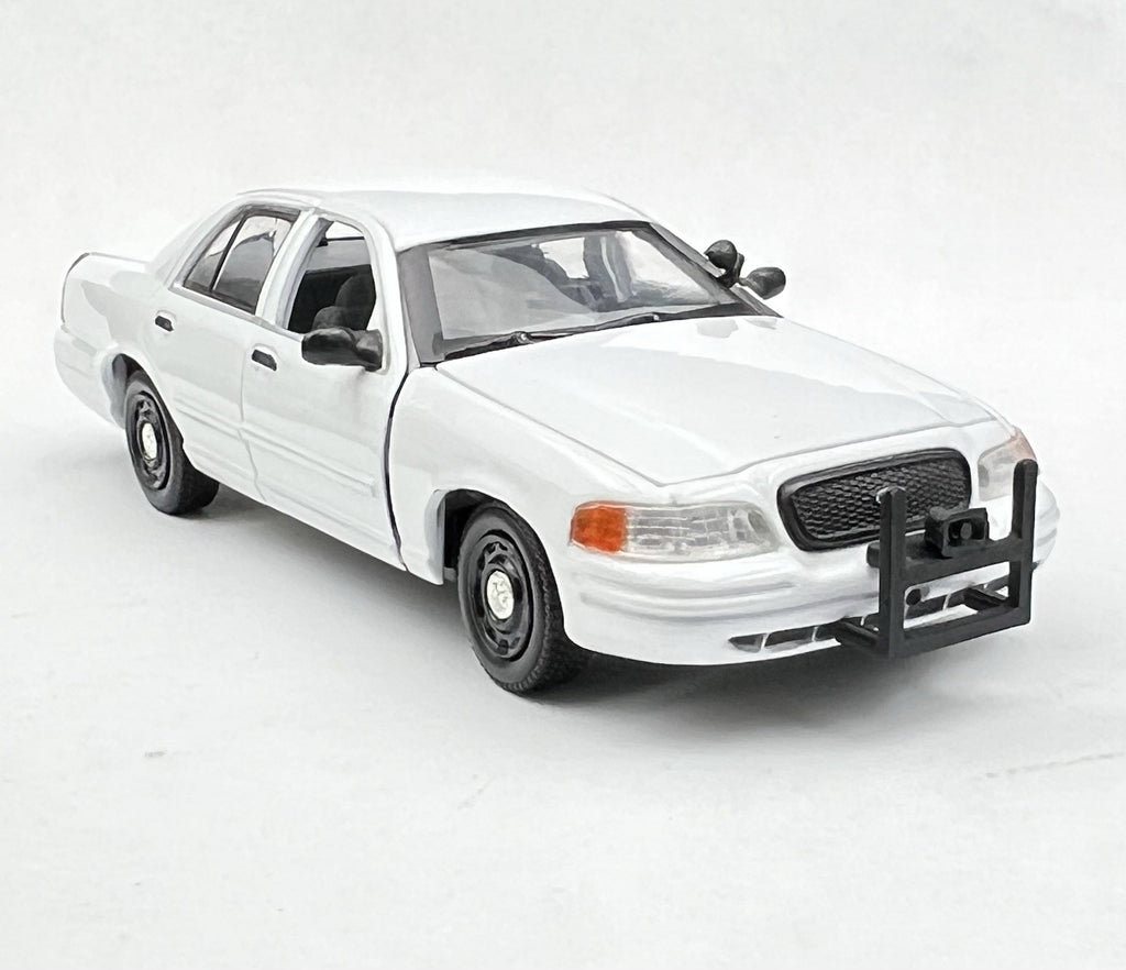 1/43 CHP Style Push Bumper Pushbar Crown Vic California Highway Patrol15