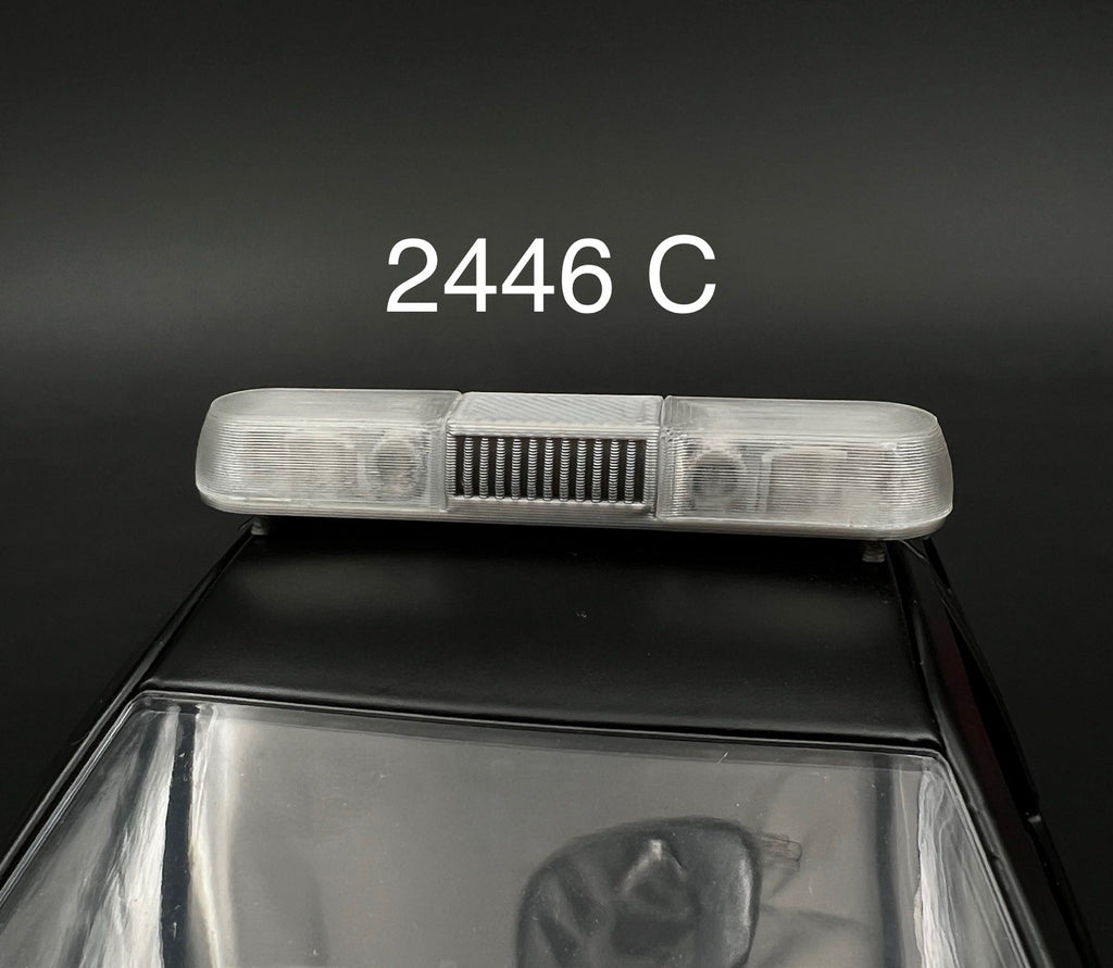 1/24 1/25 Clear Whelen 80H 90H 8000 Lightbar Police Sheriff Fire Highway Patrol0