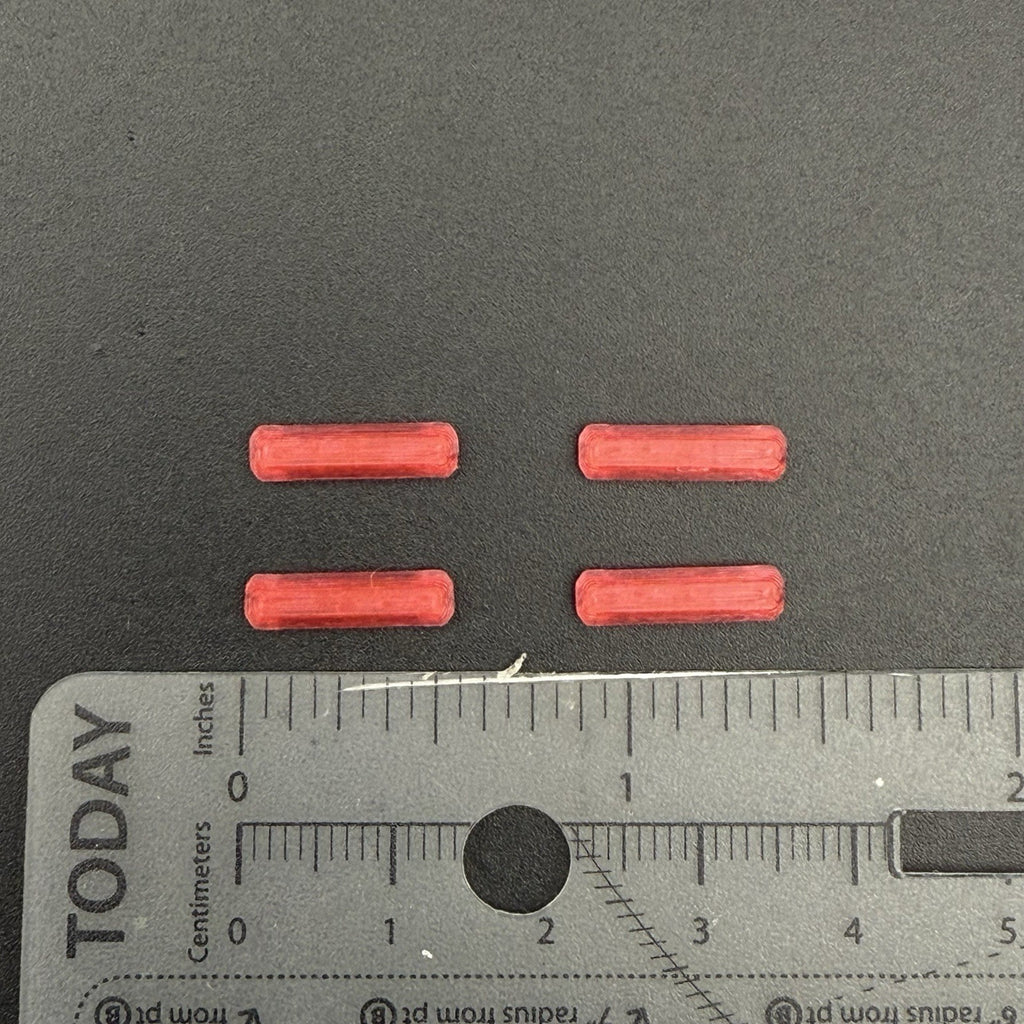 4 Pack 1/87 HO Scale Red Code 3 MX7000 Lightbar Police Car Fire Truck Ambulance1