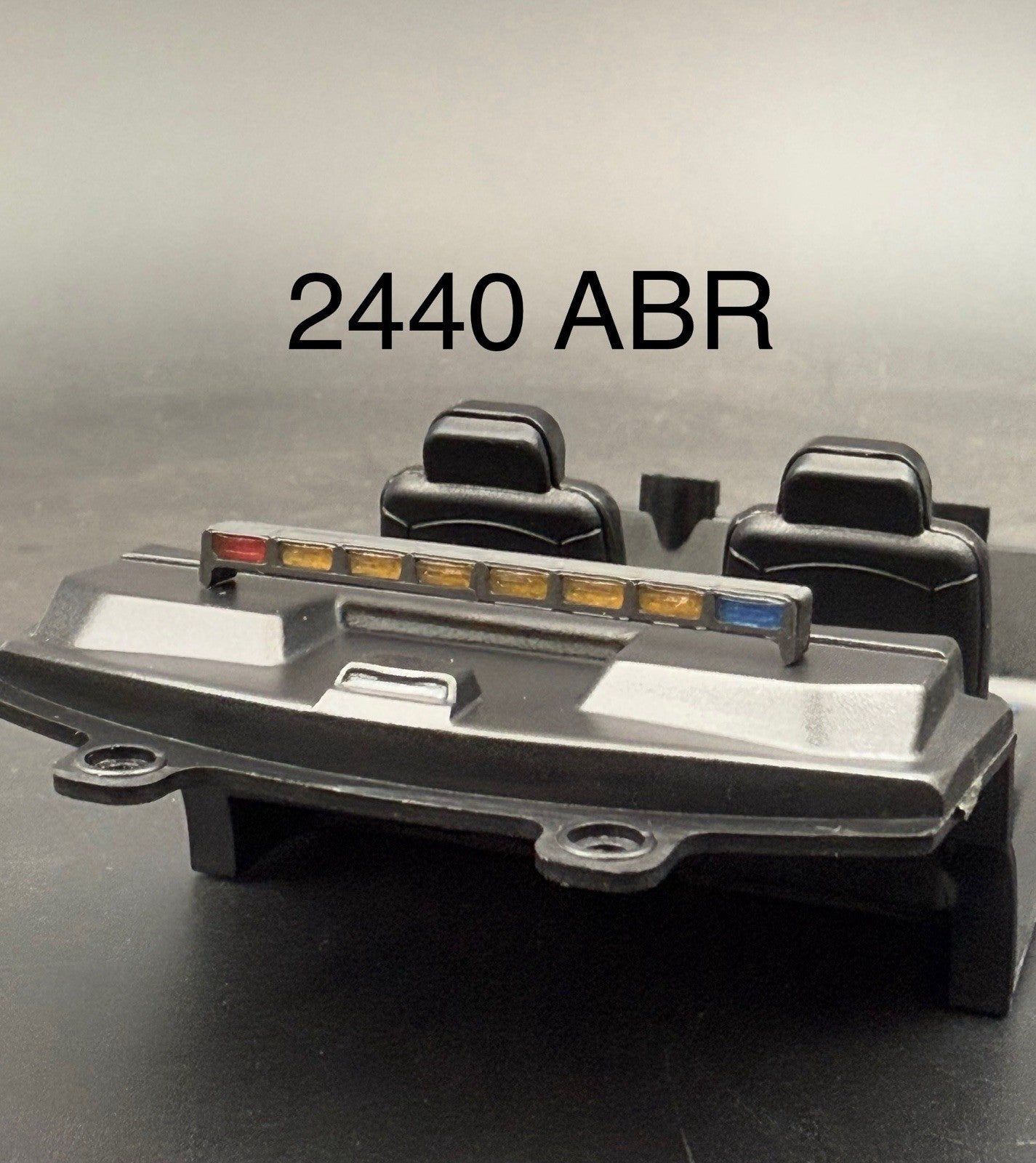 1/24 LED Ready Blue Red Amber Traffic Advisor Arrow Stick Deck Lightbar Police0